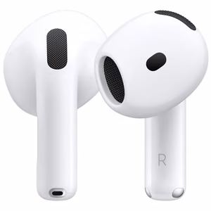 Apple AirPods 4 ausinės True Wireless Stereo (TWS), įstatomos į ausį, skambučiams/muzikai/sportui/kasdien, Bluetooth, baltos