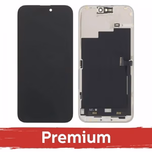 LCD Display Compatible iPhone 15 Pro Max Black (Soft OLED / Stable / Premium) Self-Diagnosable