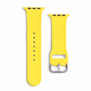 Silikoninis dirželis APS Apple Watch 38/40/41mm - geltonas