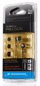 Wire earphones Jack 3,5 mm Sennheiser CX 400-II Precision black