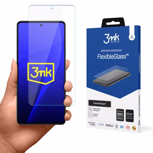 Grūdintas stiklas Xiaomi Redmi Note 12 Pro+ / Note 12 Pro hibridinis lankstus 7H 3mk FlexibleGlass serija