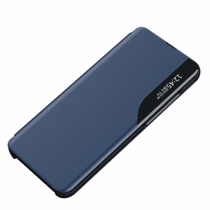 Чехол-книжка Eco Leather View элегантный с функцией подставки Poco M4 Pro 5G синий