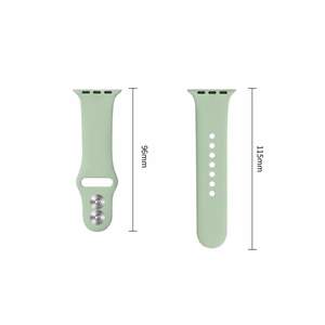 Tech-Protect silikoninis dirželis Apple Watch 40/41/42 mm laikrodžiui, šviesiai žalias