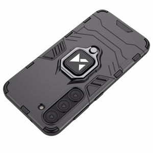 Чехол Wozinsky Ring Armor для Samsung Galaxy S23 бронированный с магнитным кольцом-держателем чёрный