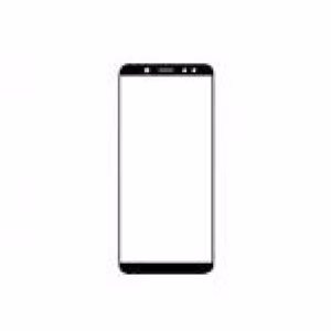 Išorinis ekrano stiklas, skirtas Samsung A600 A6 2018, juodas, HQ