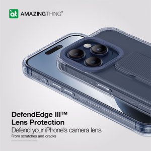 Amazing Thing Titan Pro laikiklio dėklas 10FT IP156.7PTHBU Iphone 15 Pro Max tamsiai mėlyna su stovu
