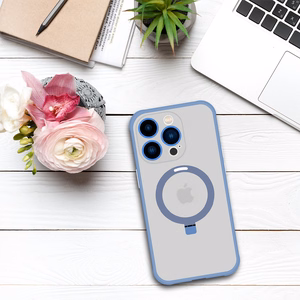 Tel Protect Magiškas Magnetinis Dėklas su stovu Iphone 14 Pro mėlynas