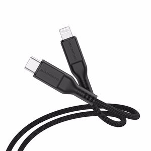 Amazing Thing kabelis Tough Pro CLC120MTOBK - Type C į Lightning - PD 30W 3,2A 1,2 metro juodas