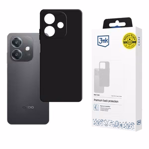 3mk Matt Case dėklas telefonui Oppo A40 / A40M / A3 4G - matinis juodas