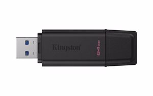Kingston 64GB nešiojamasis USB 3.2 juodas