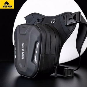 WILDMAN L1 3 L cyclist and motorcyclist leg bag – black
