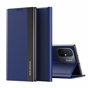 Sleep Case Pro dėklas telefonui Xiaomi Redmi Note 12 Pro+ su stovu mėlynas