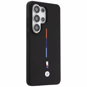 BMW M Silicone Tricolor Line MagSafe чехол для Samsung Galaxy S26 Ultra — чёрный