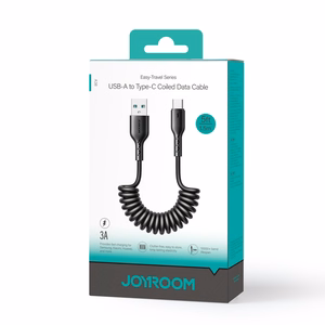 Кабель Joyroom SA38-AC3 USB на USB-C 3A 1.5m чёрный