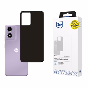 3mk Matinis dėklas Motorola Moto E14 / G04 / G04S - juodas