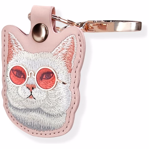 Nimmy Glasses Cool Cat sekimo dėklas - rožinė