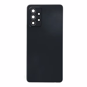 Galinis dangtelis Samsung A72 4G A725 / A72 5G A726 juodas (su kameros stikliuku) OEM