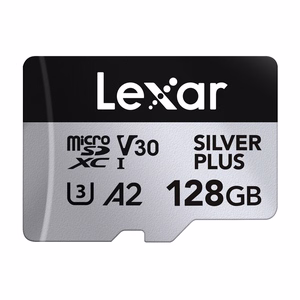 Karta pamięci Lexar High-Performance Silver Plus microSDXC 128GB + adapter