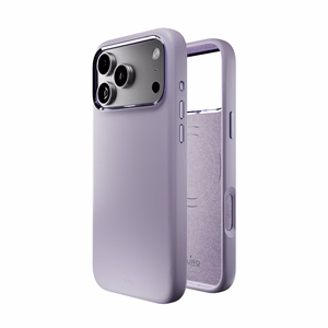 Pure Icon Magnetinis Pro skystas silikoninis dėklas iPhone 17 Pro Max, MagSafe suderinamas, su kameros apsauga ir aliuminio mygtukais - rožinis