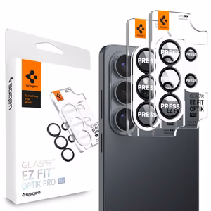 Spigen Glas.Tr Ez Fit Optik Pro HD Kameros apsauga 2-pack skirtas Samsung Galaxy S26 Ultra - juodas