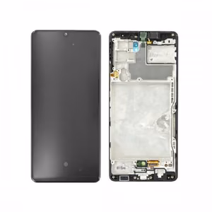 LCD display compatible with Samsung A426 A42 5G black with frame HQ