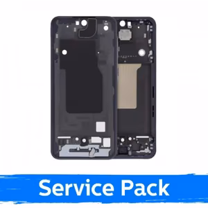 Средняя рамка для Samsung A556 A55 5G / чёрный / (Service Pack)