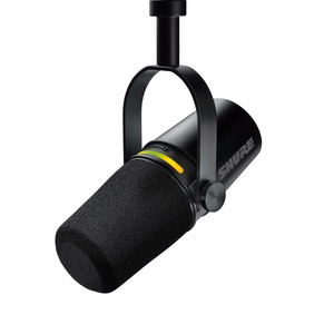 Shure MV7+-K - Paskaitų/vokalinis mikrofonas su XLR/USB-C jungtimi, juoda