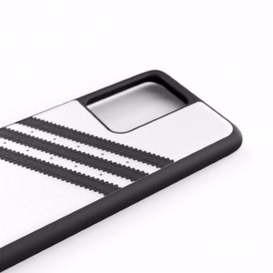 Adidas OR formuotas dėklas PU Samsung Galaxy S20 Ultra - balta ir juoda