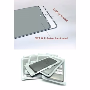 Внешнее стекло экрана Pro+ для Samsung A515 A51 стекло + OCA + POL набор