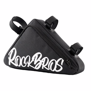 Rockbros G002 Flash Journey trikampis 1,4 l dviračio rėmo krepšys – juodas