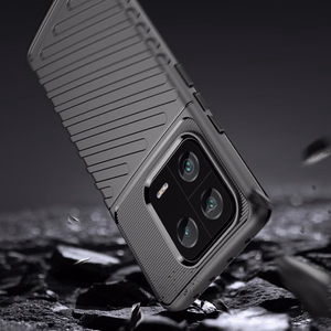 Thunder Case case for Xiaomi 13 Pro silicone armor case black