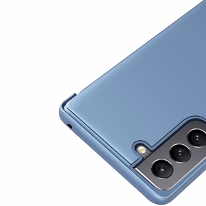 Clear View Case atverčiamas dėklas Samsung Galaxy S22 + (S22 Plus) juodas
