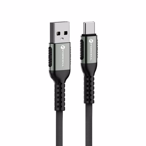 Кабель USB A to USB C Forcell F-Energy QC4.0 3A 66W Cafule 0,5 m C256 чёрный