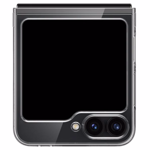 Spigen AirSkin dėklas, skirtas Samsung Galaxy Z Flip6 / Z Flip7 FE, visiškai skaidrus