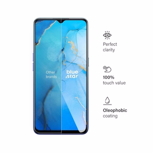 Tempered glass to Oppo Reno 3 Blue Star