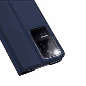 Чехол Dux Ducis Skin Pro Holster с откидной крышкой для Xiaomi Poco F4 5G синий