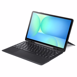 Dux Ducis DK serijos klaviatūros dėklas Samsung Tab S10 FE+ (Plus) su apšvietimu, juodas