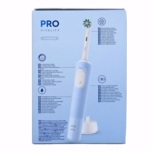 Oral-B Vitality Pro Duo – rechargeable electric toothbrush, 2 brush heads, 3 cleaning modes, black/blue/white