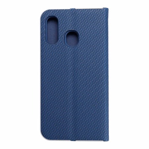 Чехол-книжка для Samsung A40 Luna Book Carbon синий