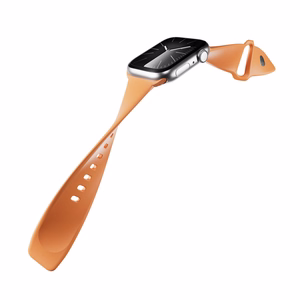 Puro Icon silikoninis dirželis Apple Watch 44 / 45 / 46 / 49 mm – oranžinis