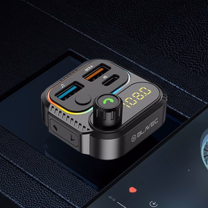 Blavec FM transliatorius Flash TR-01 MP3, Bluetooth - 2xUSB + Type C - PD 36W QC3.0 18W (TFMFTR01-B) juodas