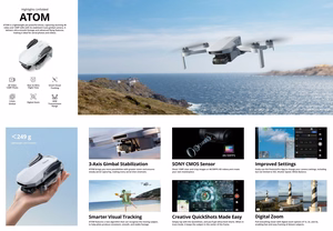 Potensic ATOM 4K Camera Drone, Standard Kit