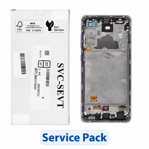 ServicePack LCD-дисплей для SAMSUNG A72 A725F GH82-25460C фиолетовый
