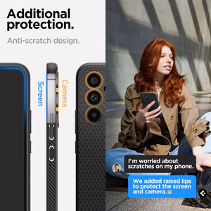Spigen Liquid Air Чехол для Samsung Galaxy A54 5G - матовый чёрный