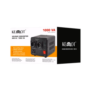 KEMOT voltage converter, 800 W/1000 VA