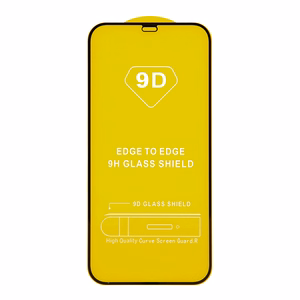 Grūdintas stiklas 9D, skirtas "Honor X7a" juodam rėmeliui