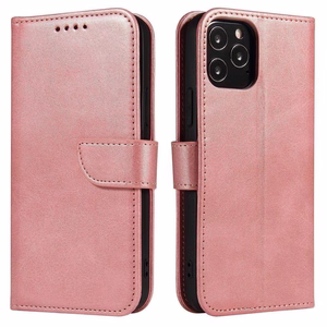 Magnet Case элегантный флип-чехол с функцией подставки Xiaomi Redmi Note 11 Pro+ 5G (China) / 11 Pro 5G (China) / Mi11i HyperCharge / Poco X4 NFC 5G розовый