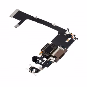 OEM-разъём зарядки со шлейфом для iPhone 11 Pro, золотистый