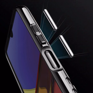 Thunder Case lankstus tvirtas atsparus dėklas TPU dėklas Samsung Galaxy A03s juodas