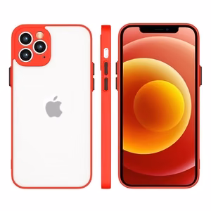 Milky Чехол силиконовый гибкий полупрозрачный для Xiaomi Redmi 9T красный
